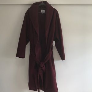 Burgundy Trench Coat